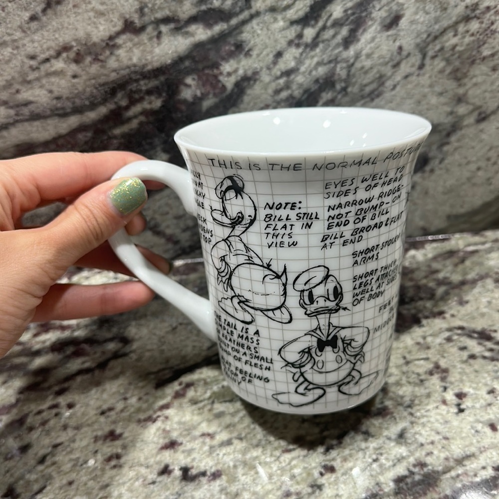 Donald duck sketch book mug